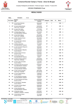Comarcal Escolar Campo a Traves
