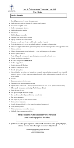 Transici&oacute;n I(Prekinder)