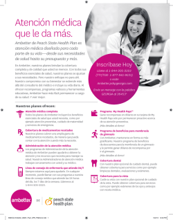 Atenci&oacute;n m&eacute;dica que le da m&aacute;s. - Ambetter from Peach State Health