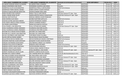 AGENDA DE MATR&Iacute;CULAS ANTIGUOS 19 A 23 DE ENERO