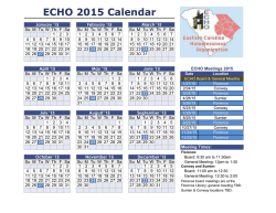 Yearly Event Calendar