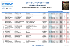 clasificacion general