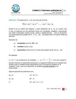 Polinomios 1
