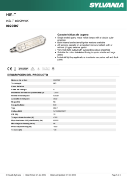 Hoja de datos - Havells Sylvania
