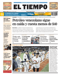 Petr&oacute;leo venezolano sigue en ca&iacute;da y cuesta menos de