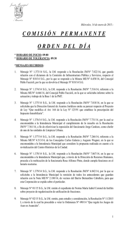 14 de Enero de 2015 - Junta Municipal de Asunci&oacute;n