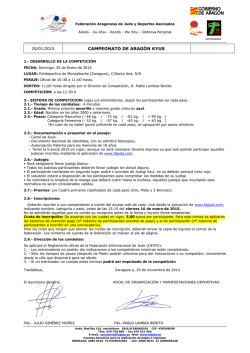 CTO ARAGON KYUS 2015 - Federaci&oacute;n Aragonesa de Judo