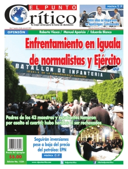 Padres de los 43 maestros y estudiantes tomaron