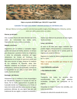 Viaja a un precio ACCESIBLE que INCLUYE lo que VALE