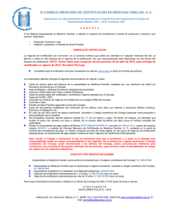El CONSEJO MEXICANO DE CERTIFICACI&Oacute;N EN MEDICINA