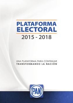 Plataforma 2015-2018 - Fundaci&oacute;n Rafael Preciado Hern&aacute;ndez