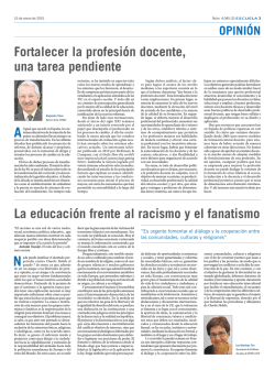 La educaci&oacute;n frente al racismo y el fanatismo - FETE-UGT