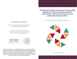 El ruido en los parque e&oacute;licos