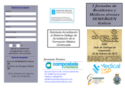 I Jornadas de Residentes y M&eacute;dicos j&oacute;venes