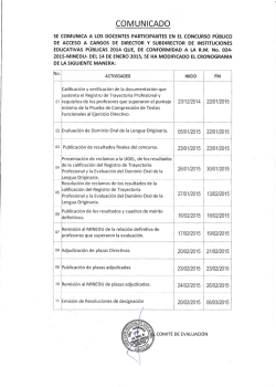 COMUNICADO - UGEL HUAMANGA