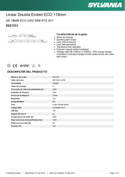 Hoja de datos - Havells Sylvania