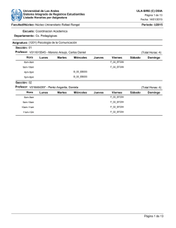 Comunicaci&oacute;n Social U-2015 - ORE-NURR