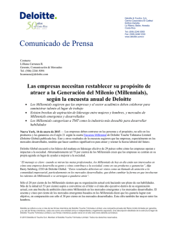 Comunicado de Prensa