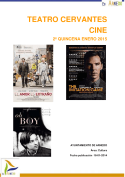 Descargar Folleto Programa de cine segunda quincena de enero de
