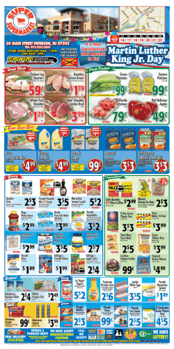 49&cent; 99&cent; 79&cent; 59&cent; - Super Supermarkets