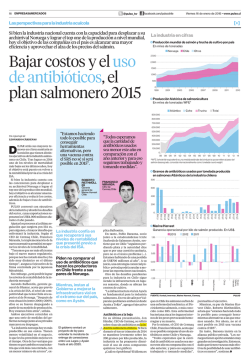 Bajar costos y el uso de antibi&oacute;ticos, el plan salmonero 2015