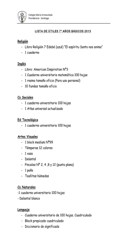 S&eacute;ptimo B&aacute;sico - Colegio Mar&iacute;a Inmaculada
