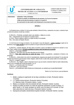 OPCI&Oacute;N A - Cuaderno de Lengua y Literatura