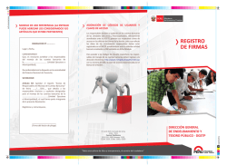 registro de firmas