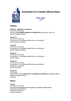 aqu&iacute; - C&aacute;tedra Alfonso Reyes