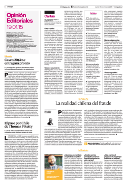 Opini&oacute;n Editoriales