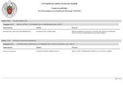 o Listado de Tesis en Publicidad