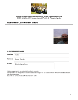 Leonel Tesler C V Jornadas Patagonicas 2015.doc