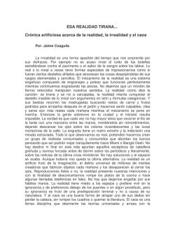 Esa Realidad Tirana - Dr. Jaime Coaguila