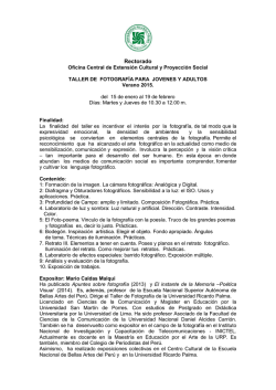 Rectorado - Universidad Ricardo Palma