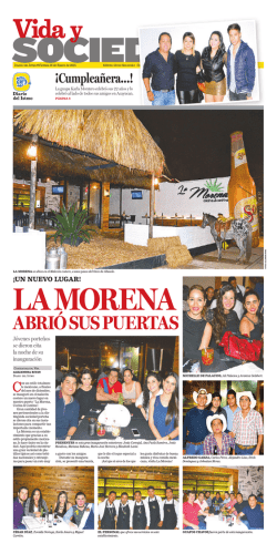 La Morena abri&oacute; sus puertas