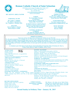 Roman Catholic Church of Saint Sebastian - E