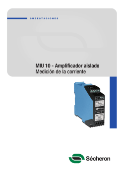 MIU 10 - Amplificador aislado Medici&oacute;n de la corriente