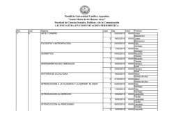 Licenciatura en Comunicaci&oacute;n Period&iacute;stica