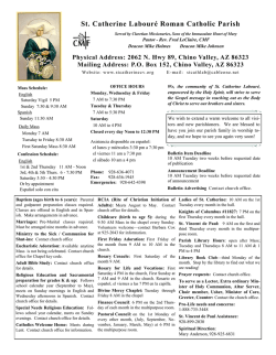 St. Catherine Labour&eacute; Roman Catholic Parish