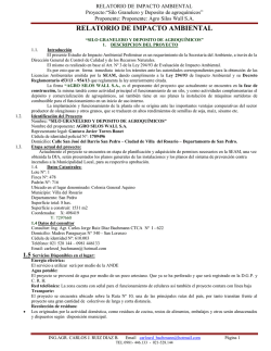 Silo Granelero y Deposito de Agroquimicos