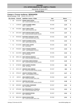 XOGADE CTO. INTERCOMARCAL DE CAMPO A TRAVES Campo