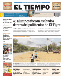 45 alumnos fueron asaltados dentro del polit&eacute;cnico de