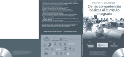 De las competencias b&aacute;sicas al curr&iacute;culo