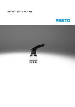 V&aacute;lvulas de palanca VHER, NPT