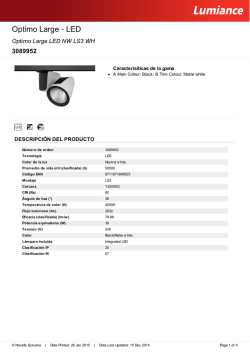 Hoja de datos - Havells Sylvania