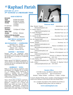 ST.Raphael Parish - Church of Saint Raphael