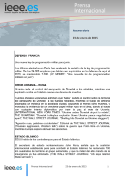 Prensa Internacional: Resumen diario