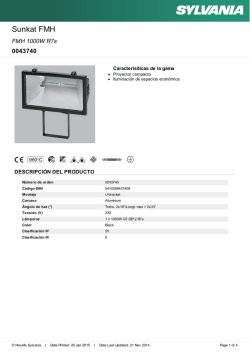Hoja de datos - Havells Sylvania