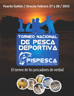 DE PESCA DEPORTIVA