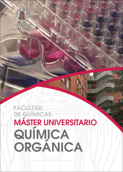 QU&Iacute;MICA ORG&Aacute;NICA - Universidad Complutense de Madrid